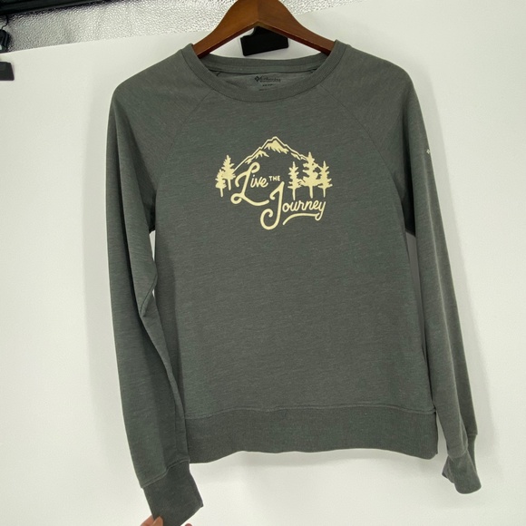 Columbia Tops - Women's Columbia Sportswear "Live the Journey" Sweatshirt Top Size XS 025